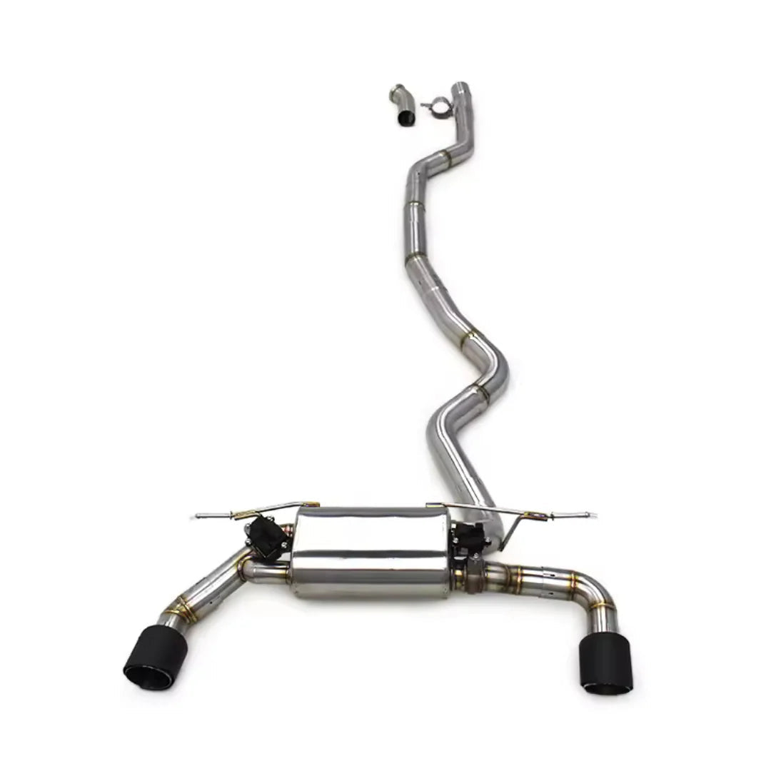 F22 / F23 M240 BRW VALVED CATBACK EXHAUST SYSTEM