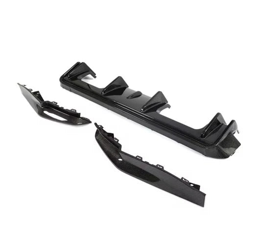 G8X M3 & M4 3 PIECE CARBON DIFFUSER