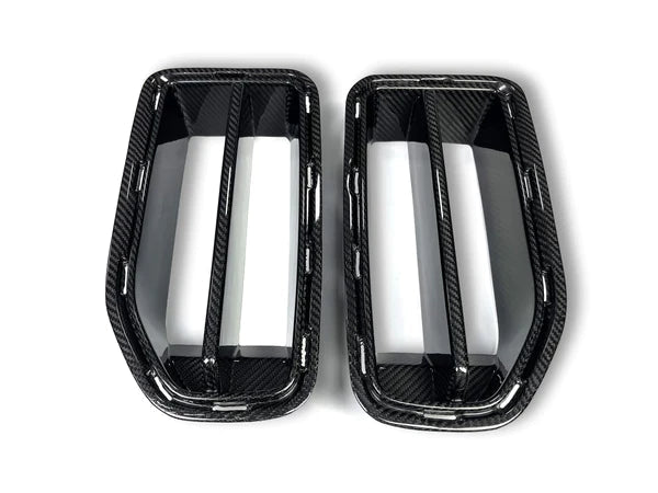G87 M2 STRAIGHT SLAT CARBON FIBER FRONT GRILLE