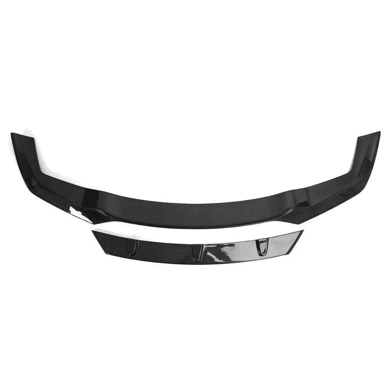 F87 M2 V-STYLE CARBON FIBER FRONT LIP 2-PIECE