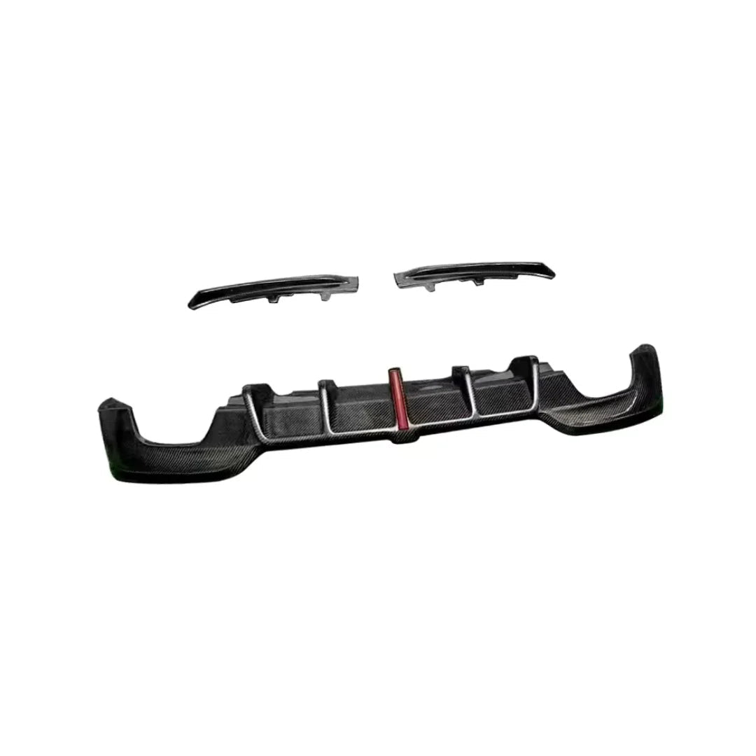 G20 3-SERIES BRW 3 PIECE CARBON FIBER REAR DIFFUSER WITH RAIN LGIHT